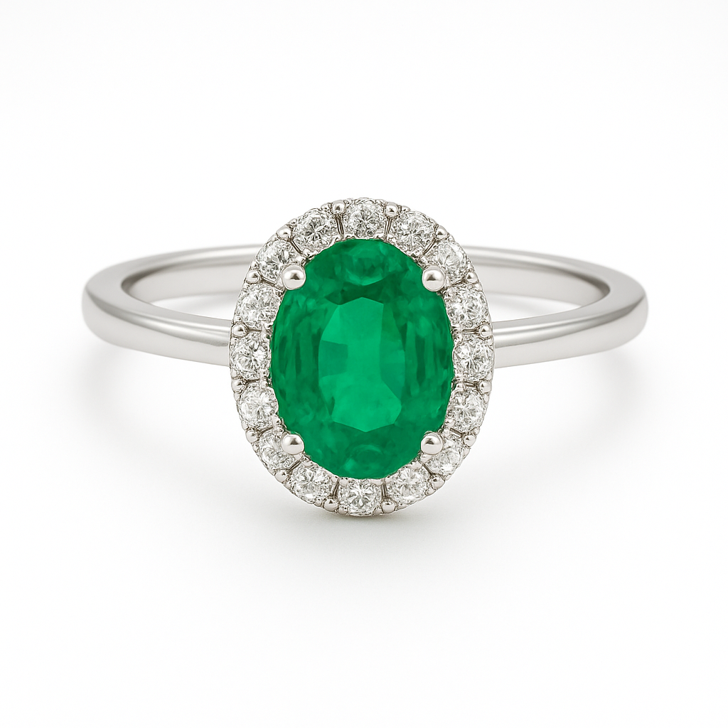 Emerald Diamond Ring