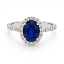 Sapphire Diamond Ring