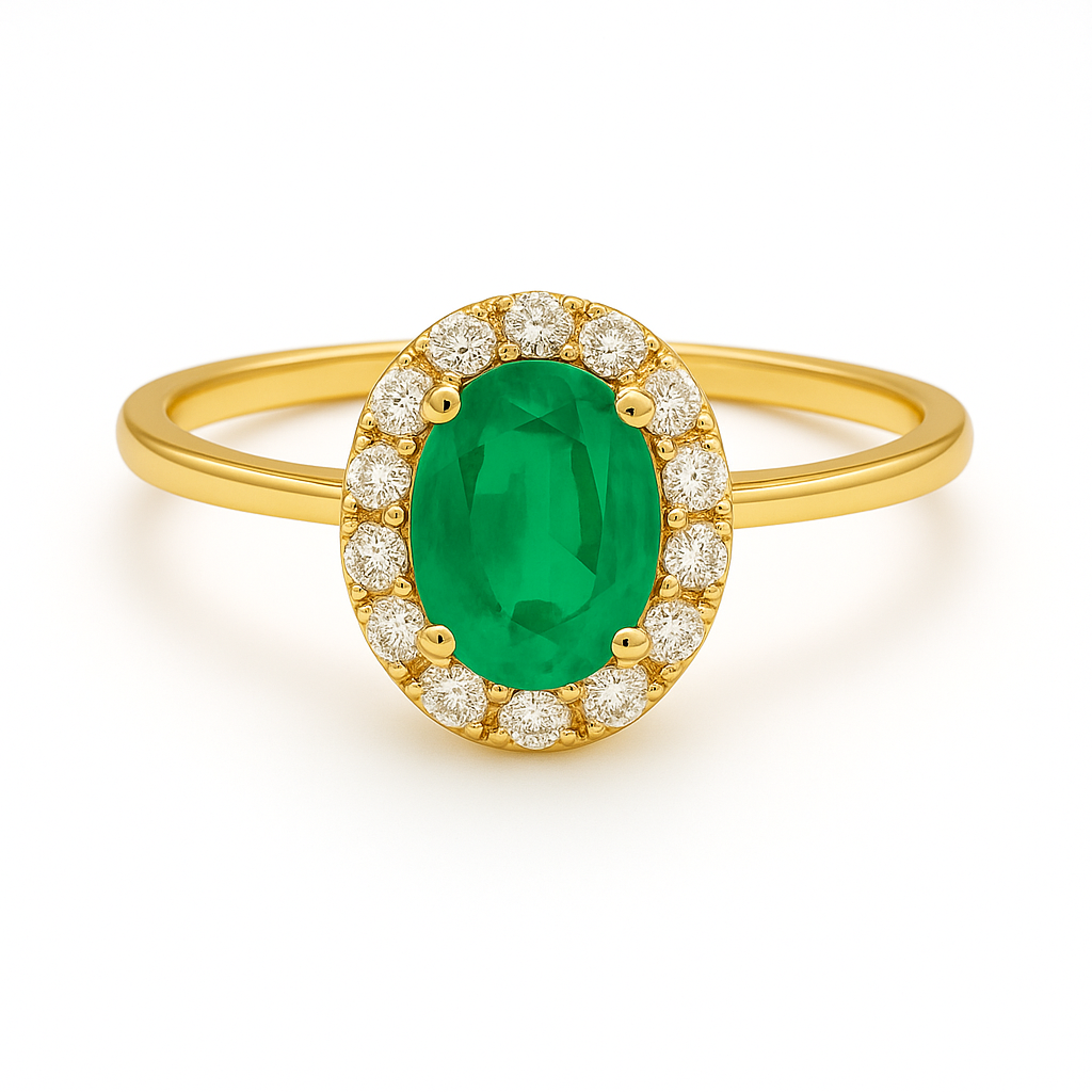 Emerald Diamond Ring